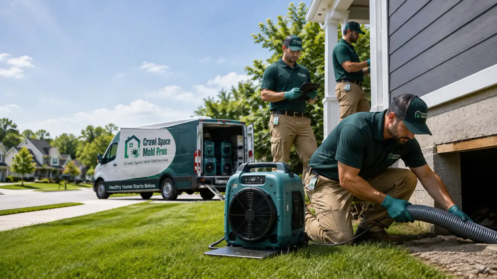 Crawl Space Mold Removal in Neola, IA